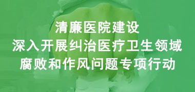 深入开展纠治医疗卫生领域腐败和作风问题专项行动